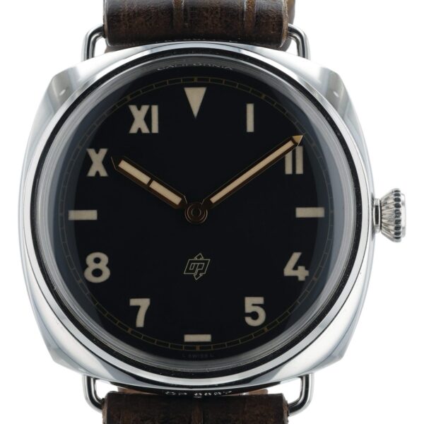 Panerai Radiomir 3 Days Black Dial Steel 47mm Manual Wind Mens Watch PAM00424