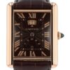 Cartier Tank Louis 18 Rose Gold Brown Dial Manual Wind Men’s Watch W1560002
