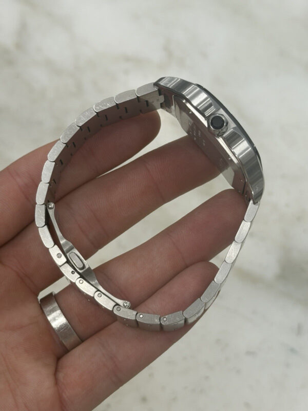 Cartier Santos Stainless Steel Grey Dial 39.8mm Automatic Men’s Watch WSSA0037