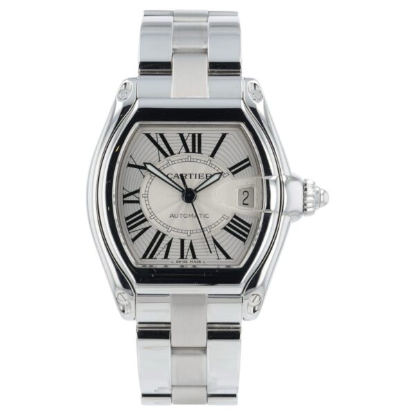 Cartier Roadster Stainless Steel Silver Dial 37mm Automatic Men’s Watch W62025V3