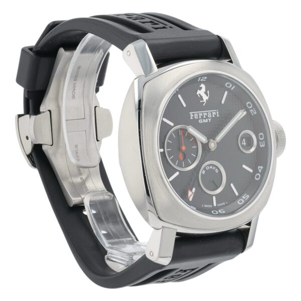 Panerai Ferrari Stainless Steel Black Dial 45mm Manual Wind Mens Watch FER00012