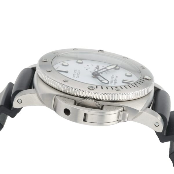 Panerai Submersible White Dial Stainless Steel 42mm Automatic Men’s PAM02223