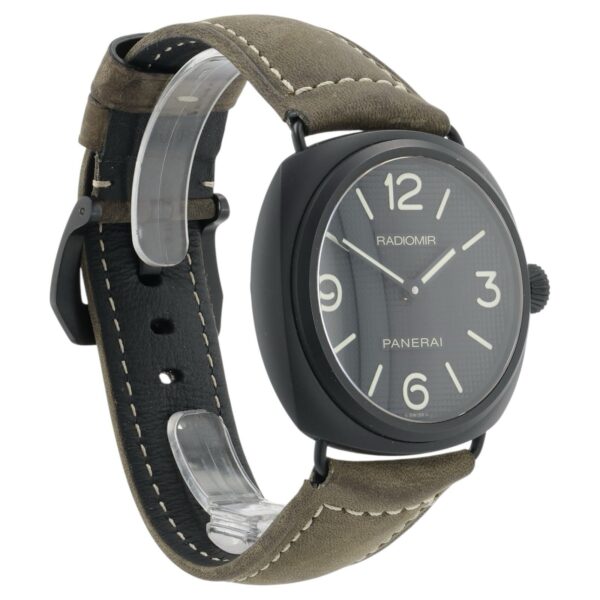Panerai Radiomir Black Seal Ceramic Black Dial 45mm Manual Wind Mens PAM00643