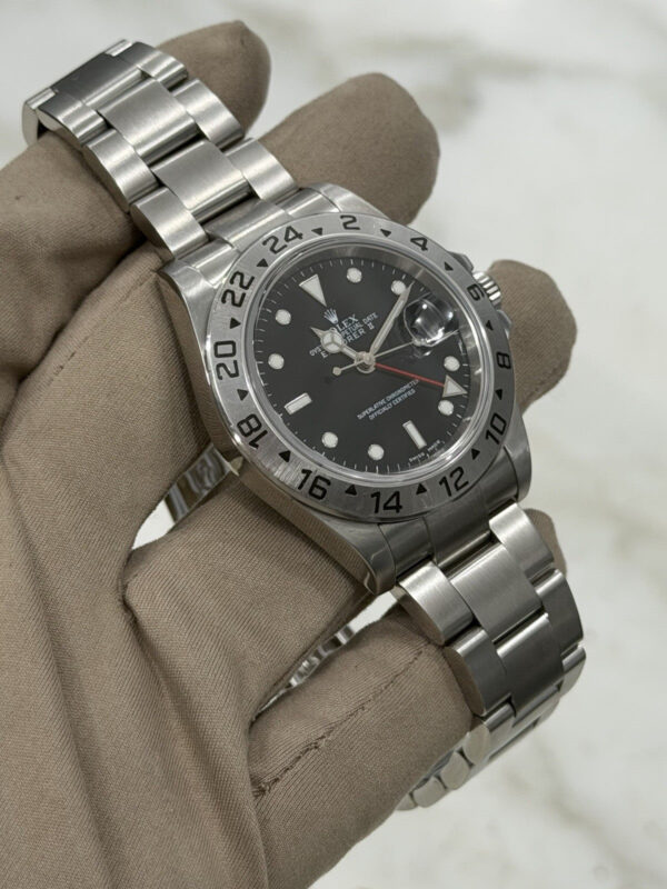 57_89bd8225-7935-4033-b34e-1e12f54dc0b2 Rolex Explorer II Stainless Steel Black Dial 40mm Automatic Men’s Watch 16570