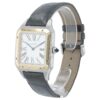 Cartier Santos Dumont Gold & Steel Silver Dial Manual Wind Men’s Watch W2SA0034