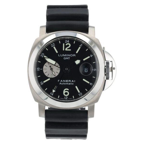 Panerai Luminor GMT Titanium Black Dial 44mm Automatic Movement Men’s PAM00161