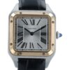 Cartier Santos Dumont Silver Dial Rose Gold & Steel 27.5mm Quartz Watch W2SA0012