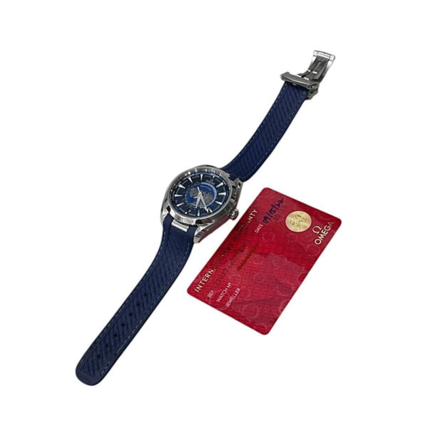 Omega Seamaster Aqua Terra Worldtimer Steel Blue Dial 43mm 220.12.43.22.03.001