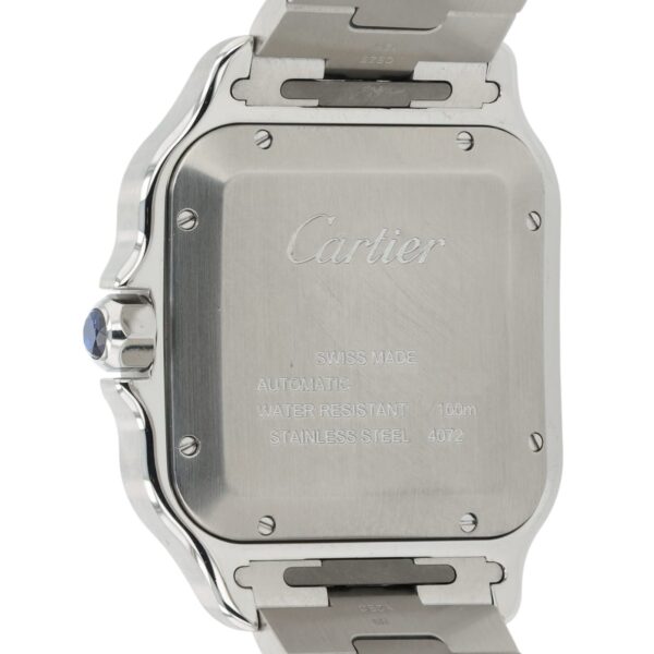 Cartier Santos Stainless Steel Blue Dial 39.8mm Automatic Men’s Watch WSSA0013