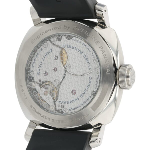 Panerai Ferrari Stainless Steel Black Dial 45mm Manual Wind Mens Watch FER00012