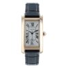 Cartier Tank Americaine 18k Rose Gold Silver Dial 26mm Auto Mens Watch W262003