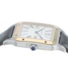 Cartier Santos Dumont Gold & Steel Silver Dial Manual Wind Men’s Watch W2SA0034