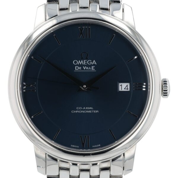 Omega De Ville Prestige Steel Blue Dial 39.5mm Automatic 424.10.40.20.03.001