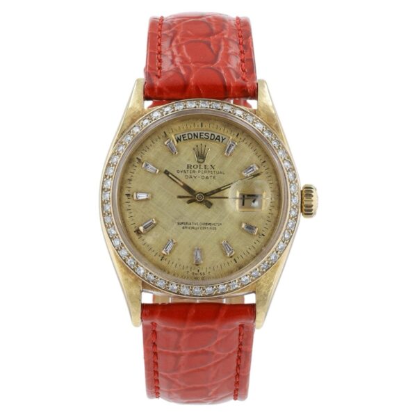 57_a33b930c-a0d6-4567-b65a-8204c5da728e Rolex Day-Date Champagne Dial 18k Yellow Gold 36mm Automatic Watch 1803