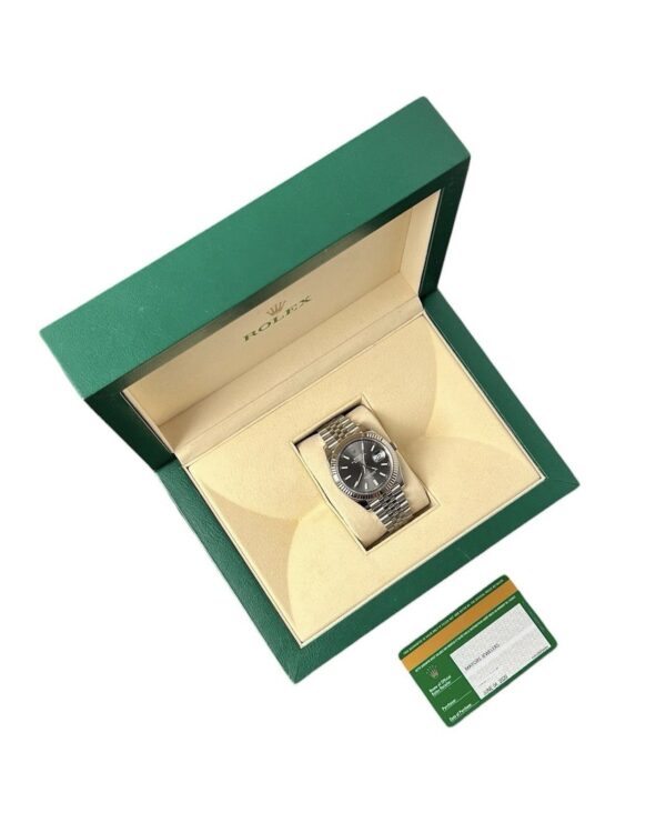 57_a684de62-0fa3-4cdd-98fb-4f589f04142c Rolex Datejust Stainless Steel Gray Dial 41mm Automatic Movement Mens 126334