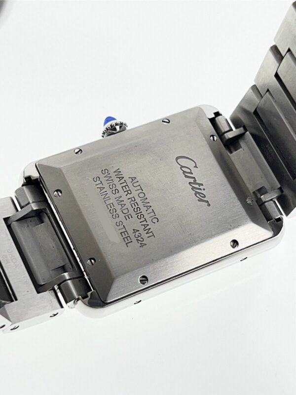 Cartier Tank XL Steel 31mm Automatic Men’s Watch WSTA0053 W/ Extension 2029