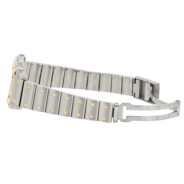 Cartier Santos Gold & Steel Silver Dial 24mm Quartz Women’s Watch 1057930