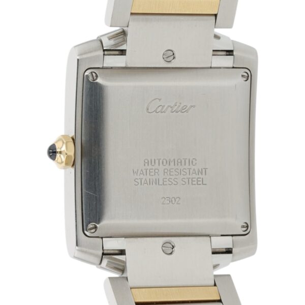Cartier Tank Francaise Silver Dial Gold & Steel 28mm Automatic Womens W51005Q4