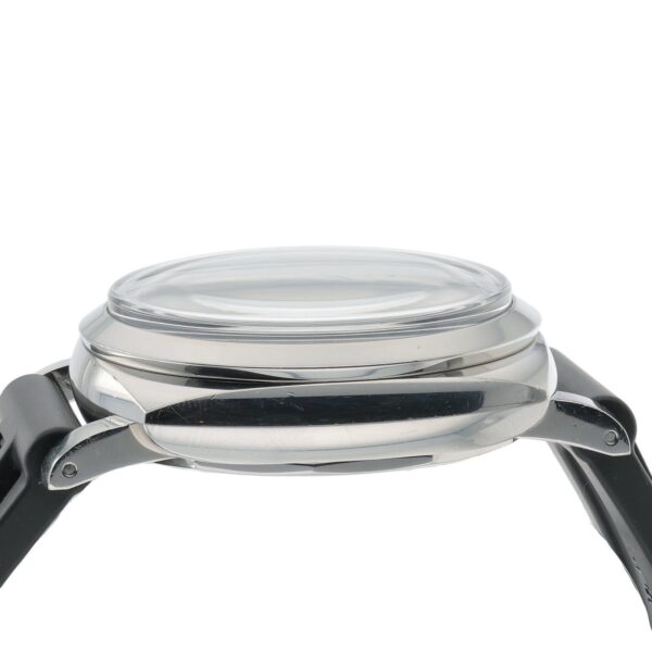 Panerai Marina Militare Black Dial Steel 47mm Manual Wind Mens Watch PAM00673