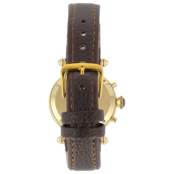 Cartier Diablo 18k Yellow Gold White Dial 32mm Quartz Movement Womens Watch 1400