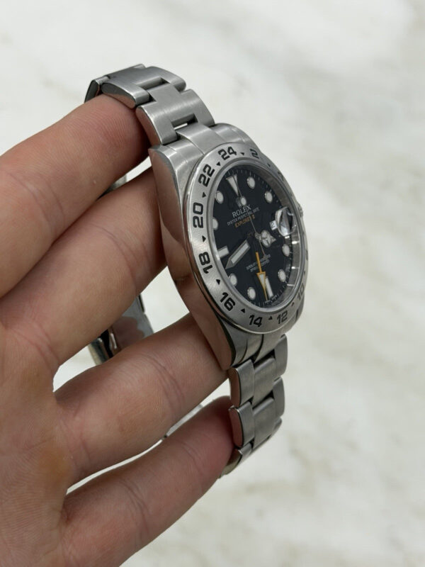 Rolex Explorer II Stainless Steel Black Dial 42mm Automatic Mens Watch 216570