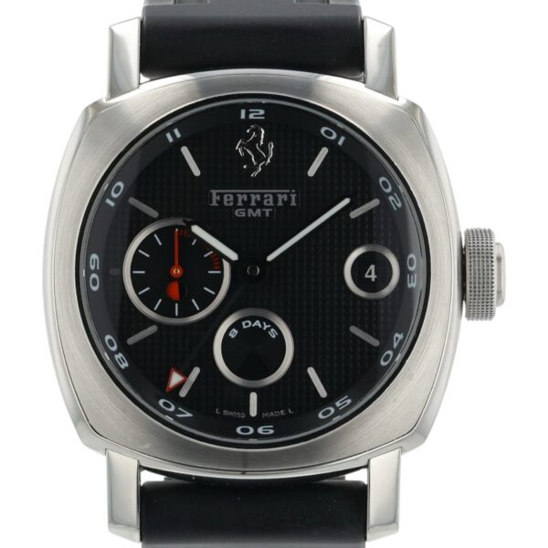 Panerai Ferrari Stainless Steel Black Dial 45mm Manual Wind Mens Watch FER00012