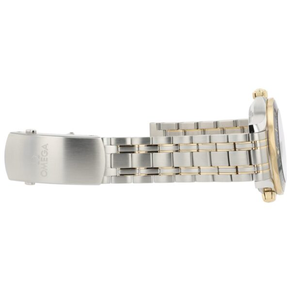 Omega Two-Tone Seamaster Black Dial Gold & Steel 42mm Mens 210.20.42.20.01.002