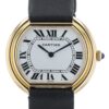 Cartier Stepped Ellipse 18k Yellow Gold 28mm White Dial Manual Wind Watch 7809