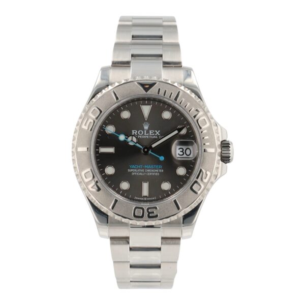 57_c684ee31-a87b-4e56-8218-8b3f2333ecec Rolex Yacht-Master Stainless Steel Grey Dial 37mm Automatic Men’s Watch 268622