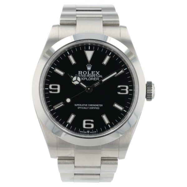 Rolex Explorer Black Dial Stainless Steel 40mm Automatic Men’s Watch 224270
