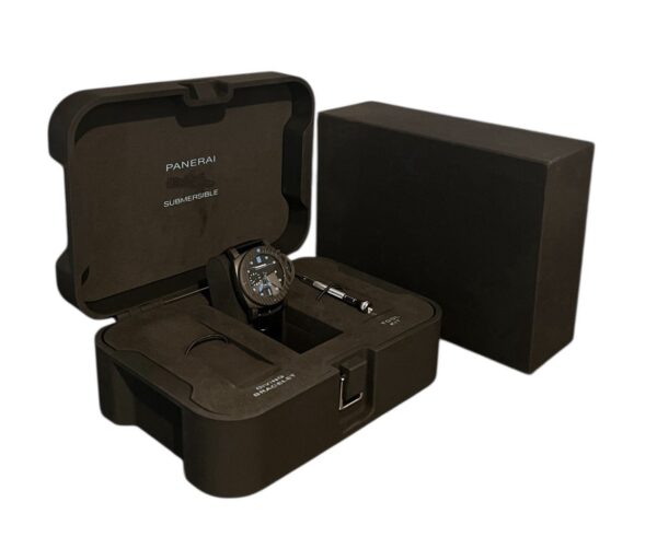 Panerai Submersible Carbon Black Dial 47mm Automatic Movement Mens PAM01616