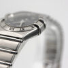 Omega Constellation Stainless Steel Gray Dial 22mm Quartz Women’s Watch 1562.40