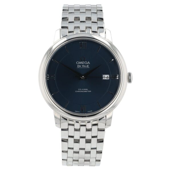 Omega De Ville Prestige Steel Blue Dial 39.5mm Automatic 424.10.40.20.03.001