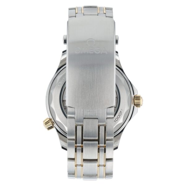 Omega Two-Tone Seamaster Black Dial Gold & Steel 42mm Mens 210.20.42.20.01.002