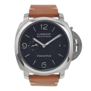 57_de1f4658-614d-4116-a1d3-314535b68286 2010 Panerai Luminor Marina 1950 Steel Black Dial 44mm Automatic Watch PAM00312
