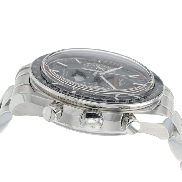 Omega Speedmaster Moonphase Steel Black Dial 44.25mm Mens 304.33.44.52.02.001