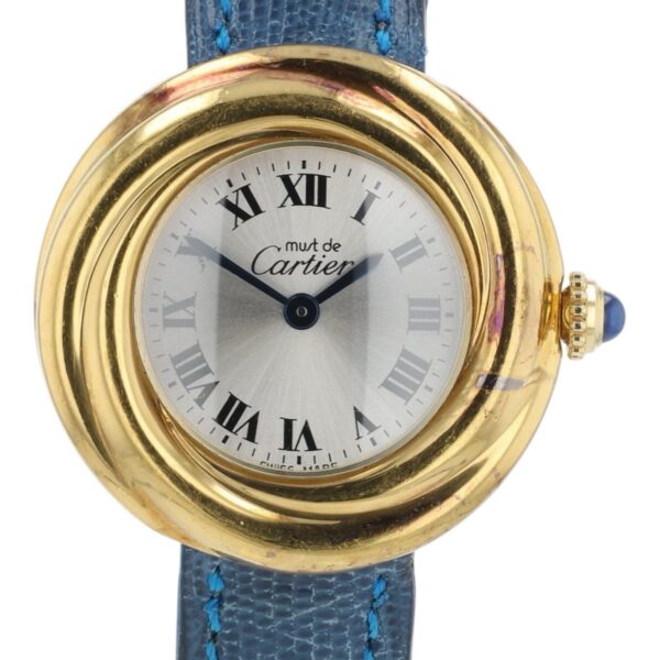 Cartier Trinity Must Silver Dial Vermil 27mm Quartz Movement Women’s Watch 2735