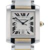 Cartier Tank Francaise Silver Dial Gold & Steel 28mm Automatic Womens W51005Q4