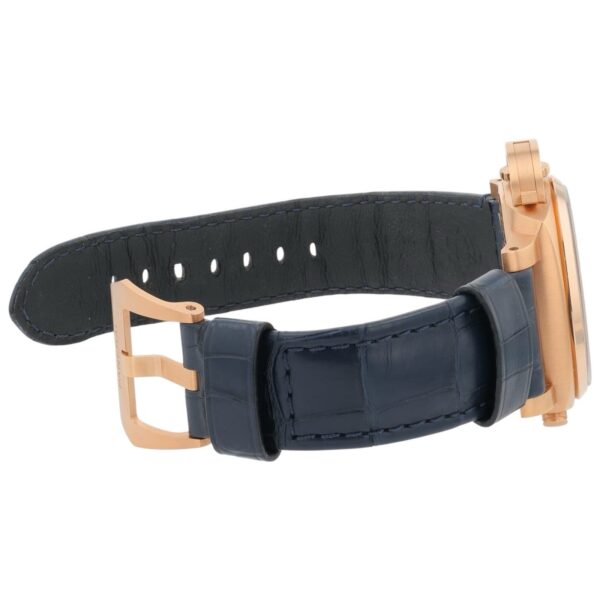 Panerai Luminor Marina 18k Rose Gold Blue Dial 44mm Automatic Mens PAM01111