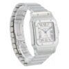 Cartier Santos Galbee Stainless Steel Silver Dial 32mm Automatic Mens Watch 2823