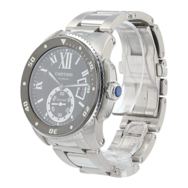 Cartier Calibre De Cartier Black Dial Stainless Steel 42mm Automatic Men’s 3729