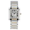 Cartier Tank Francaise Silver Dial Gold & Steel 28mm Automatic Womens W51005Q4