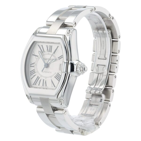 Cartier Roadster Stainless Steel Silver Dial 37mm Automatic Men’s Watch W62025V3