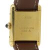 Cartier Tank White Dial Gold Plated 21mm Manual Wind Women’s Watch