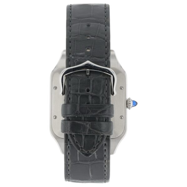 Cartier Santos Dumont Gold & Steel Silver Dial Manual Wind Men’s Watch W2SA0034