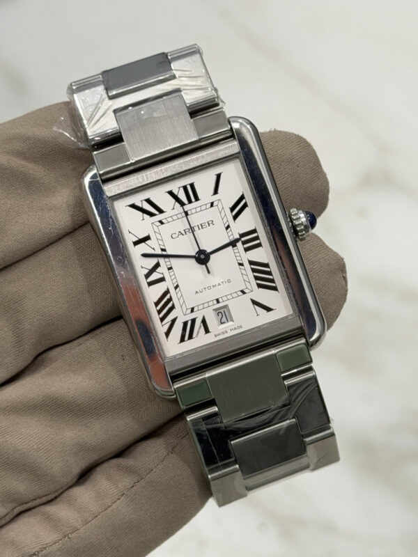 Cartier Tank Solo XL 3515 Stainless Steel 31mm Automatic Mens Watch W5200028