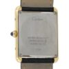Cartier Tank Solo Silver Dial 18k Yellow Gold 27x35mm Quartz Men’s Watch 3167