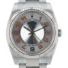Rolex Air King Stainless Steel Silver Dial 34mm Automatic Mens Watch 114234