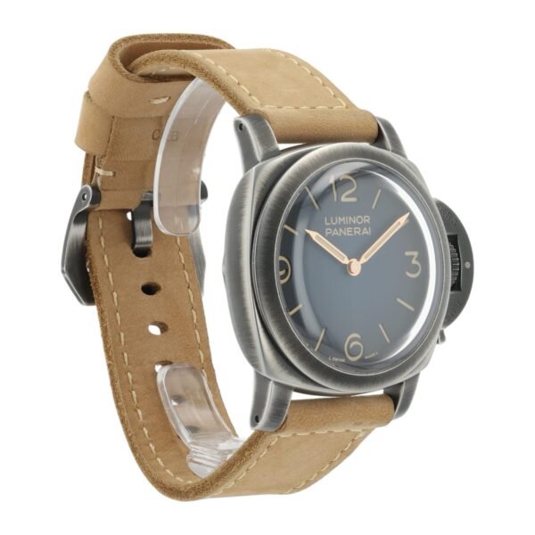 57_f4c0b7e3-cb54-4982-ad21-82bfc1e70cb7 Panerai Luminor Venticinque Blue Dial Steel 44mm Manual Wind Mens Watch PAM02025