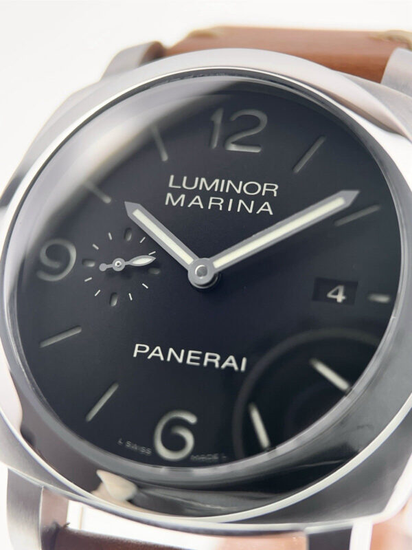 2010 Panerai Luminor Marina 1950 Steel Black Dial 44mm Automatic Watch PAM00312